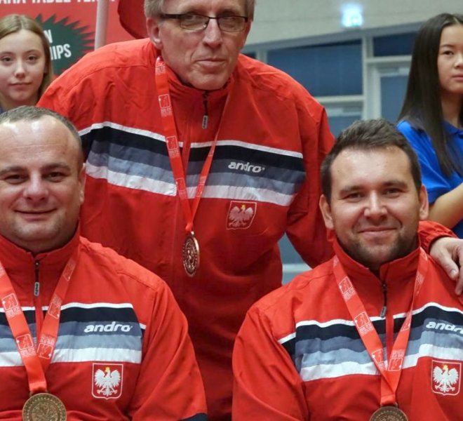 Drużyna klasa 4 brązowy medal ME trener Marek Biernat zaw. Rafał Lis Krzysztof Żyłka