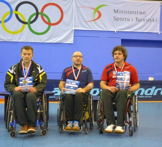 Janusz CHAMOT klasa 3 - brązowy medal w singlu