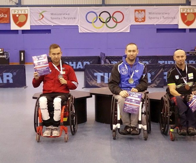 Piotr SOKALSKI – brązowy medal singiel wózki klasa 1-2