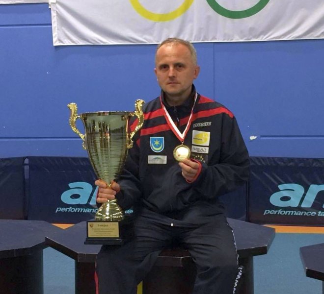 Trener Jacek Lachor IKS JEZIORO Tarnobrzeg Drużynowy Mistrz Polski 2016