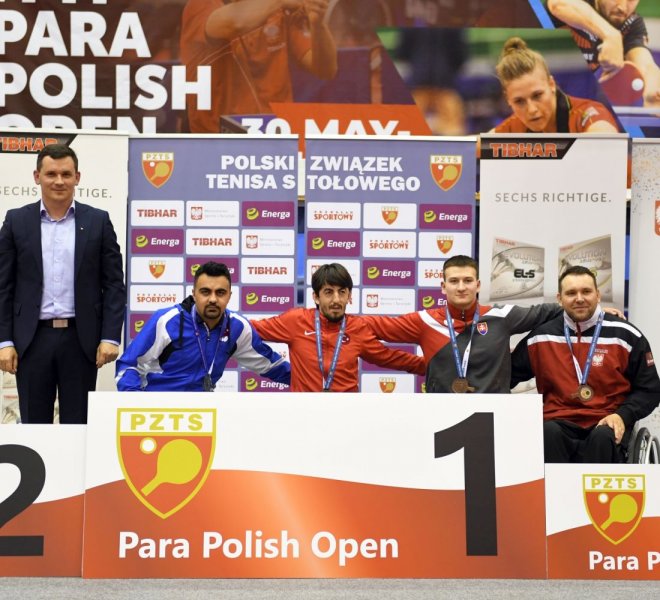 Krzysztof Żyłka brązowy medal w singlu kl. 4