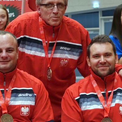 Drużyna klasa 4 brązowy medal ME trener Marek Biernat zaw. Rafał Lis Krzysztof Żyłka